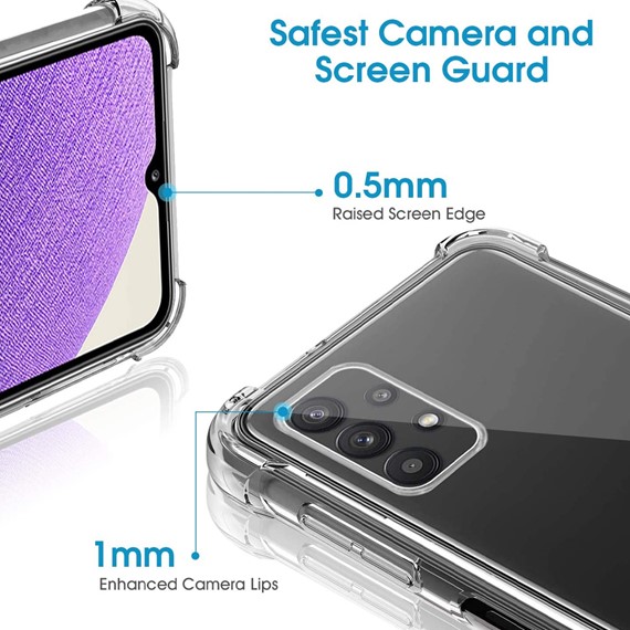 CaseUp Samsung Galaxy A52s Kılıf Titan Crystal Şeffaf 4